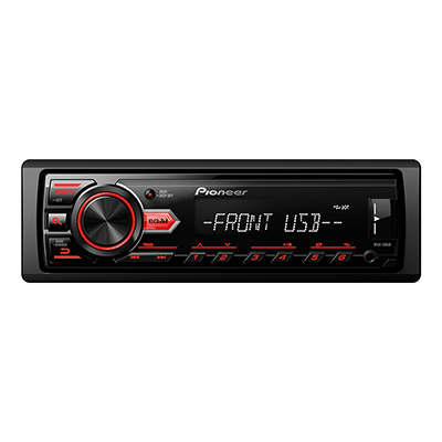MP3 Player Automotivo Pioneer MVH-88UB 1 Din USB AUX RCA Smartphone Aplicativo