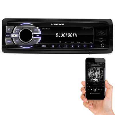 Som Automotivo Pósitron SP2310BT MP3 Bluetooth USB Leitor Micro SD Card