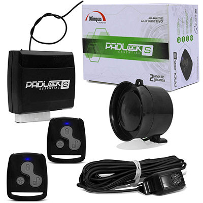 Alarme Automotivo Olimpus Padlock One S 2 Controles Botão Secreto